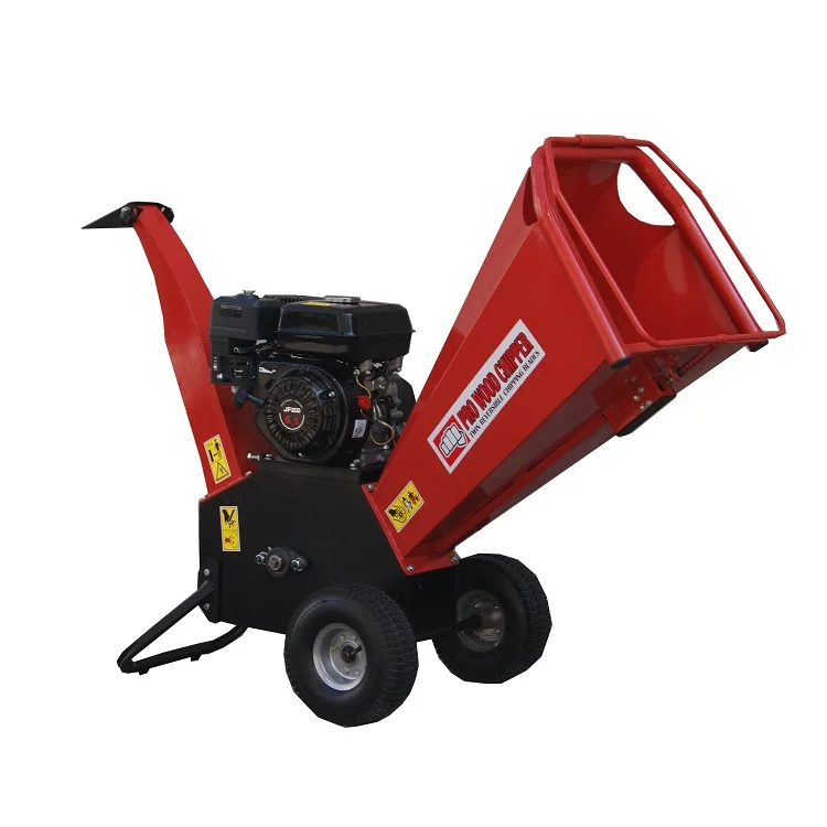 New drum style wood chipper with 6.5HP engine for sale