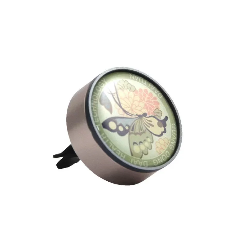 Wholesale Car Aromatic Balm Vent Clip Custom Logo Luxury Decorative Car Air Freshener  Metal Gift Car Oil And Perfume Diffuser