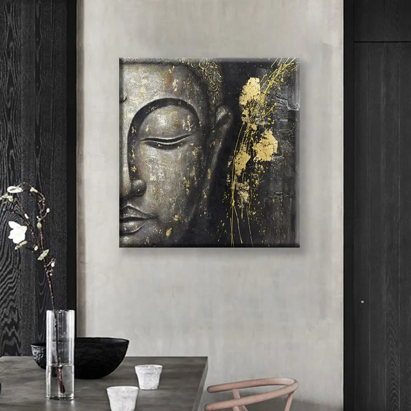 Buddha Religious Canvas Print Decorative Paintings Decorating Living Room Hanging Paintings