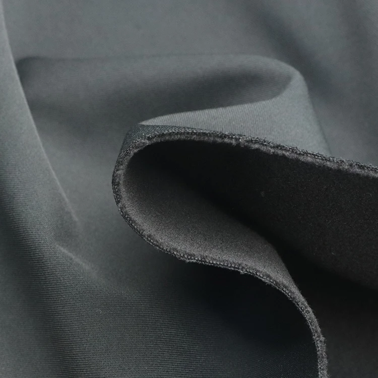 Medium weight functional 150D/144F polar fleece fabric twill bullet knitting fleece fabric for garment