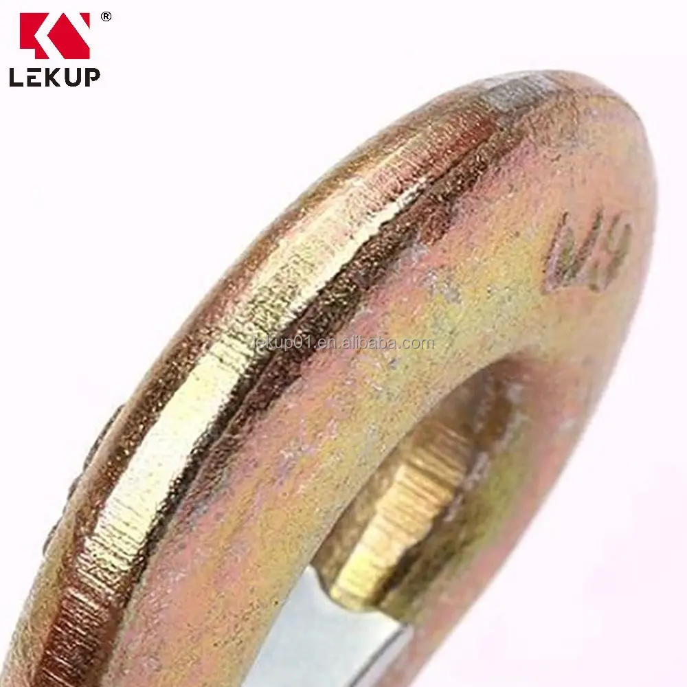 Heavy Duty Forged Steel Safety Hook with Latch G70 Tow Chain Clevis Grab Hook Trailer Truck Grade 70 Clevis Slip Hook