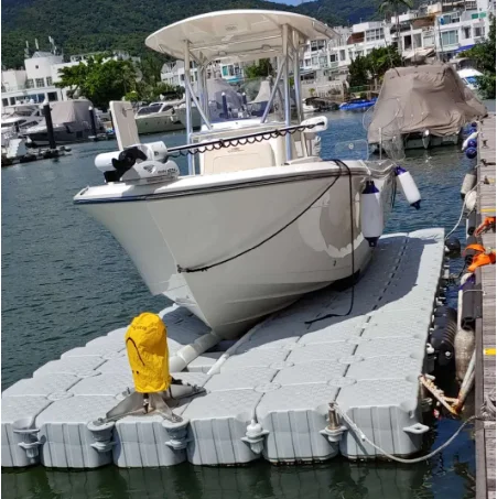 2023  hot sale  U Shape Floating Dock Cubes High Quality HDPE  Floating Pontoon Dock for jet ski dock
