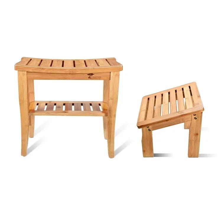 2 Pieces of 1 Set Waterproof Shower Bench Set New Design Customized Japanese Shower Stool