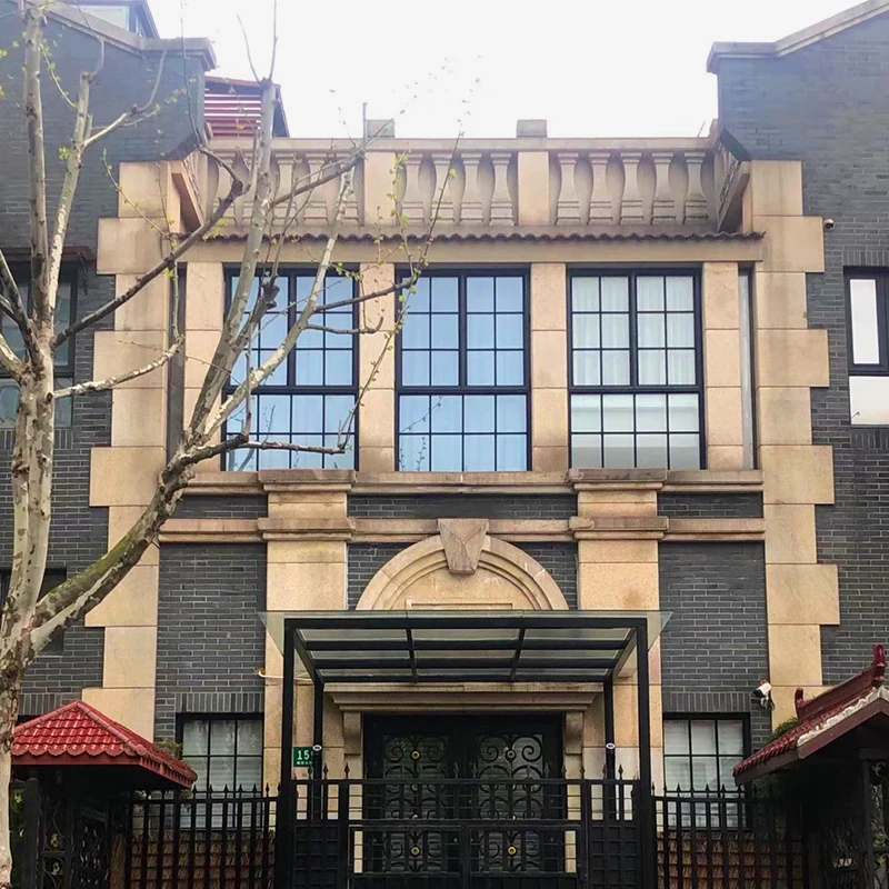 Slim Thermal Break Custom Outswing Window for Housing French Style Awning Window