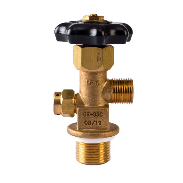 QF-35C Cheap Price Made In China CO2 Cylinder Valve  Axial Type Hand Valve Industrial Safety Gas Relief Valves