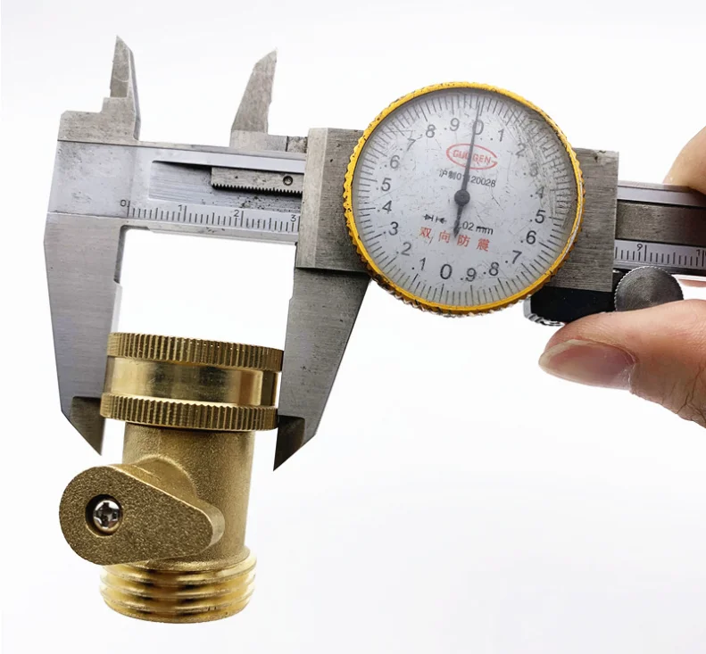 GHT3/4 Brass Garden Hose Shut Off Valve Water Pipe Faucet Connector