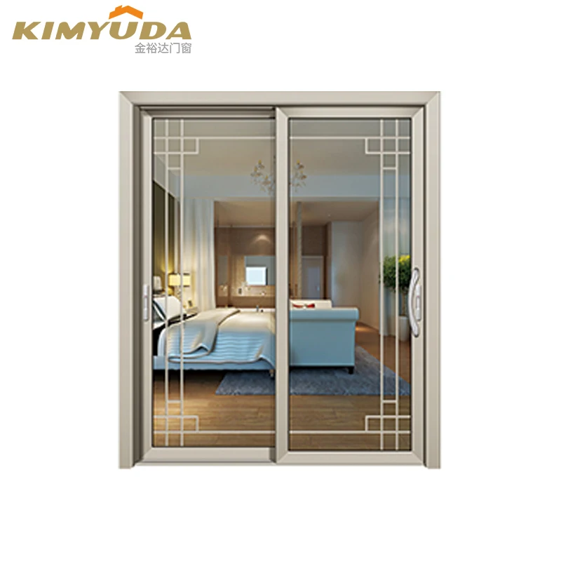 Outdoor Black Japanese Sliding Door Glass Aluminum Prices Double Glazed Sliding Door