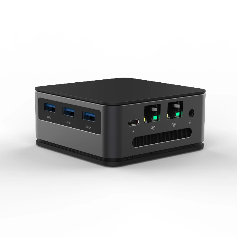 2023 Новый мини-ПК Intel N100 Alderlake CPU Linux Windows11 HDMI2.0 * 3 DDR4 16 г 512 ГБ 2,4 г/5 г Dual RJ45 Мини-Игровой ПК