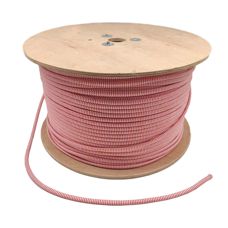 8mm UHMWPE Braided Rope Low Extension Outdoor Climbing Mooring Rope with UV Resistance Strong and Low Extension UV Resistance