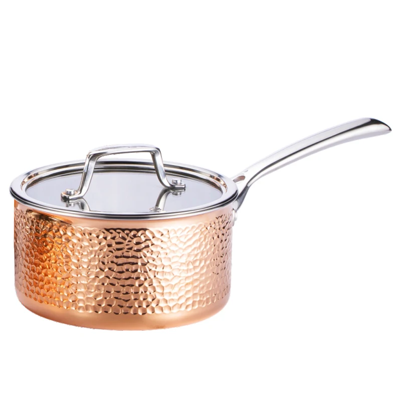 12 pcs Copper Pots and Pans Cookware Sets Stainless Steel Kichen Ware Cooking Cookware Set 316