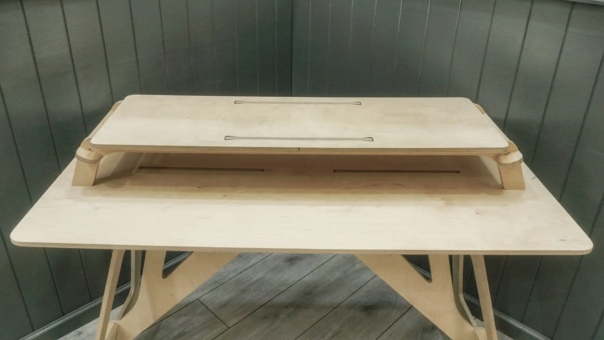 Wood Home Office Computer Monitor Stand Riser Office Bedroom Monitor Stand