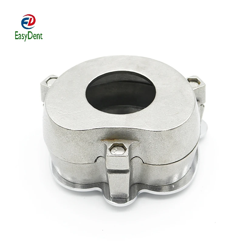Great Quality Dental Lab Stainless Steel Denture Flask Nonstick Plaster Elector Type Upper Lower All Kinds On Sales