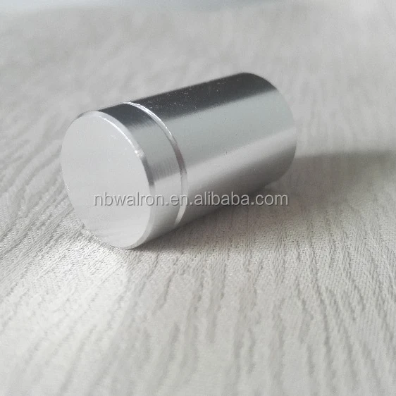 Professional manufacture Wall Mounted Fixing Acrylic Sign Holder Aluminium Anodized Standoff Dia 19*30with Glossy finished