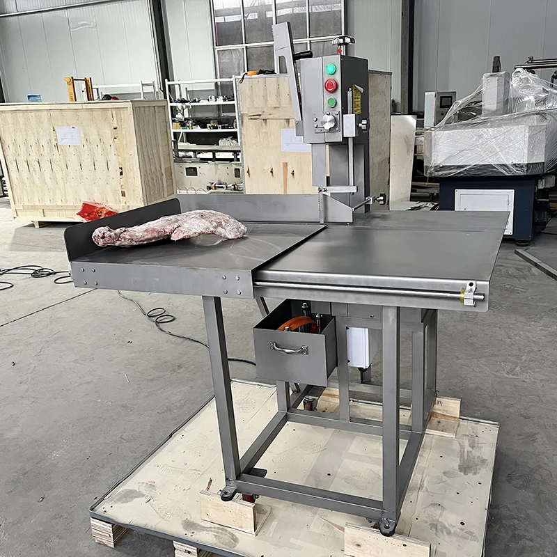 Stainless Steel Commercial Meat Bone Saw Machine Meat and Bone Cut Butcher Band Saw Machine