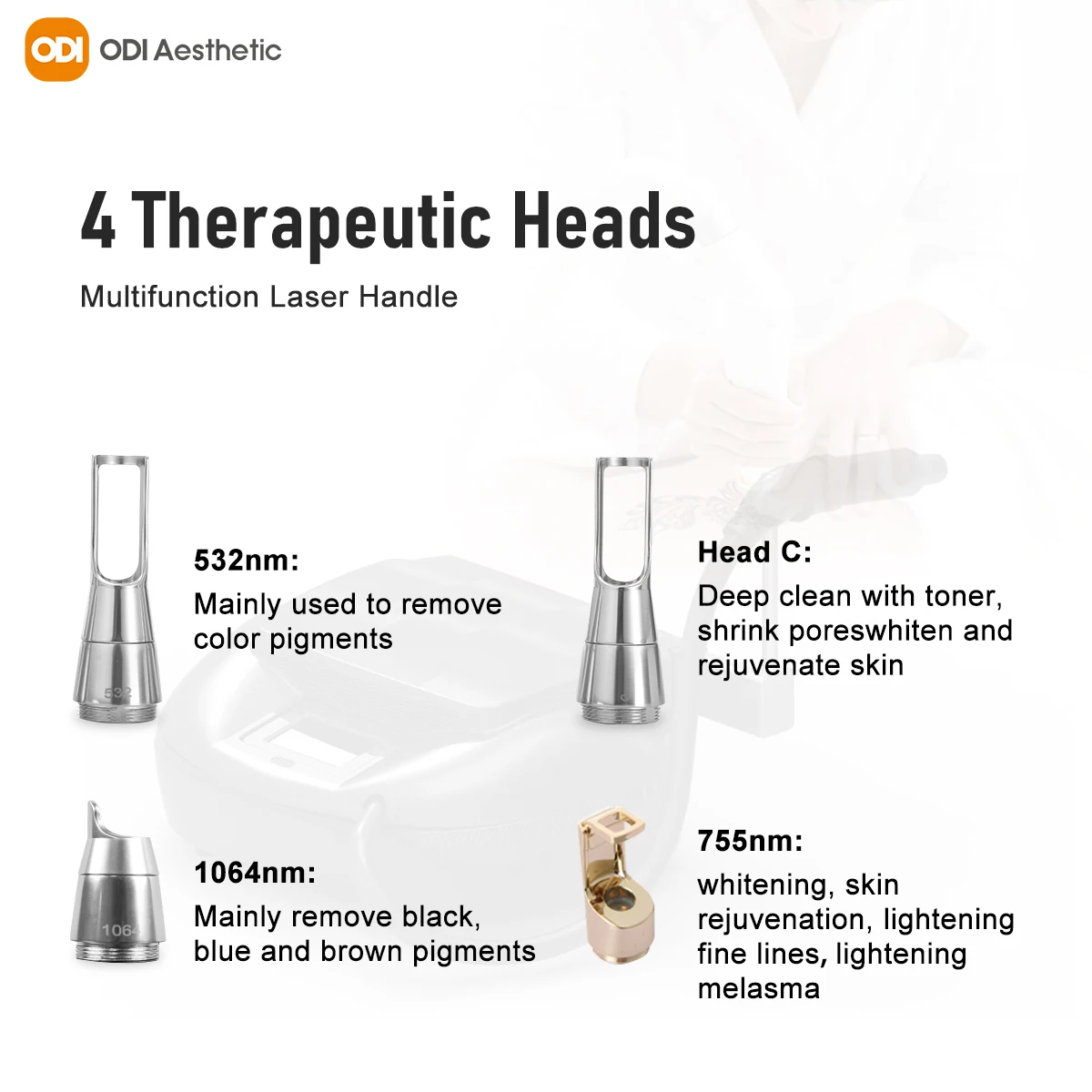 Pico Laser Machine Nd Yag Laser Pigment Therapy Machine Pico Laser Tattoo Remover Portable