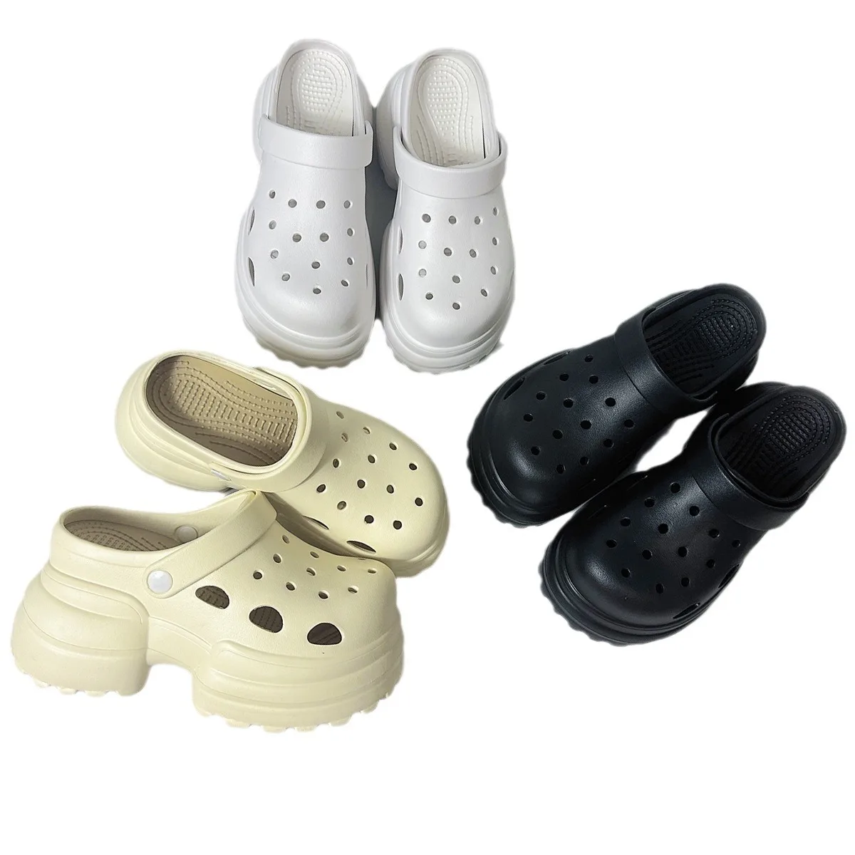 240626-2 34-41 Summer Fashion women Ultra high heels for outdoor garden shoes Wearing beach shoes