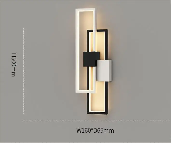 Wall light Master bedroom bedside light simple modern design living room TV background wall light Interior wall lantern