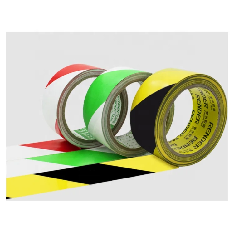 wholesale 3M Yellow&Black marking tape 3M pvc caution warning tape