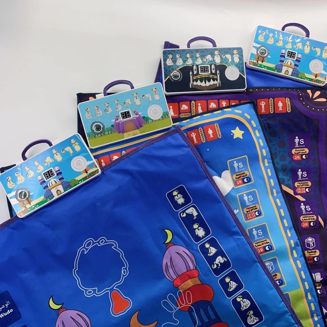 Madina  latest Muslim liturgical gifts E solat kits belajarIntelligent interactive liturgical blankets  Muslim Worship blanket
