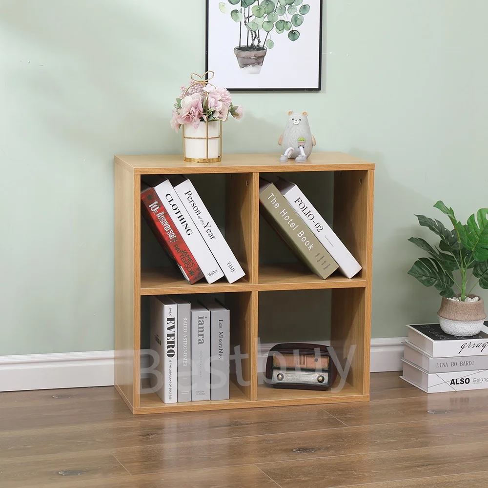 Wooden Wall Shelf Home Decoration modern design wood living room decorative storage book shelf bookcase