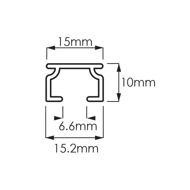 Elegant and Stylish Design U-Shape Aluminum  Rail Window Curtain Track