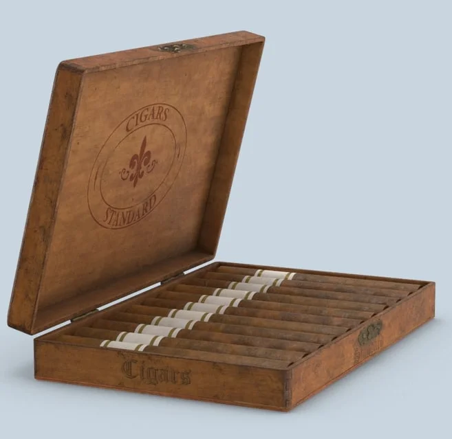 Personalized Wedding Gift Cigar Box Groomsmen Wooden Cigar Holder Engraved Wood Gift Packing Box