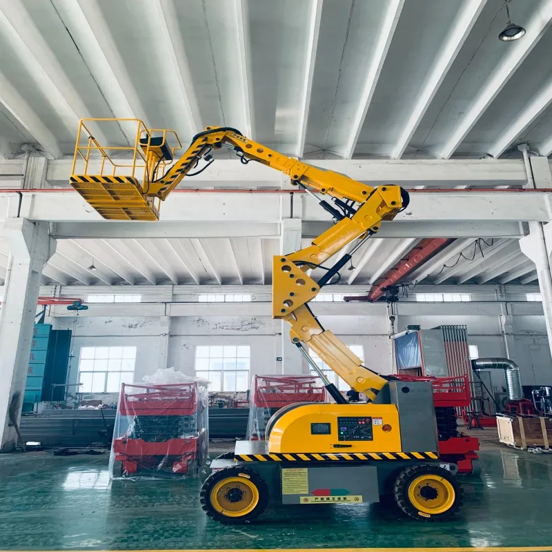 Big promotion hydraulic electric self propelled boom lift for outdoor events
