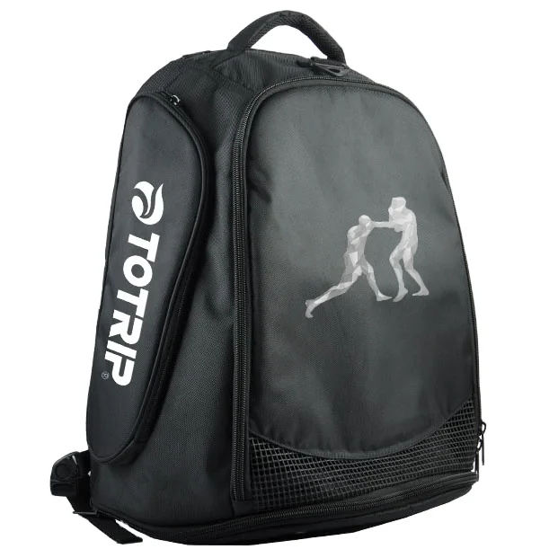 Custom logo free printing martial arts expanding backpack bag