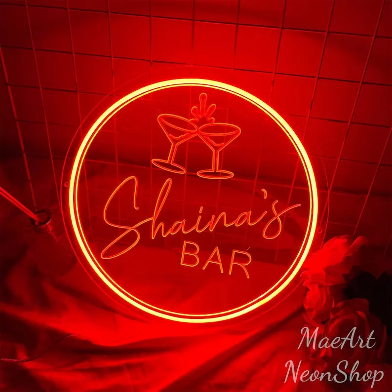 Display LED Sign Neon Light Pub Bar Cafe Restaurant Decor infinity mirror letter neon sign