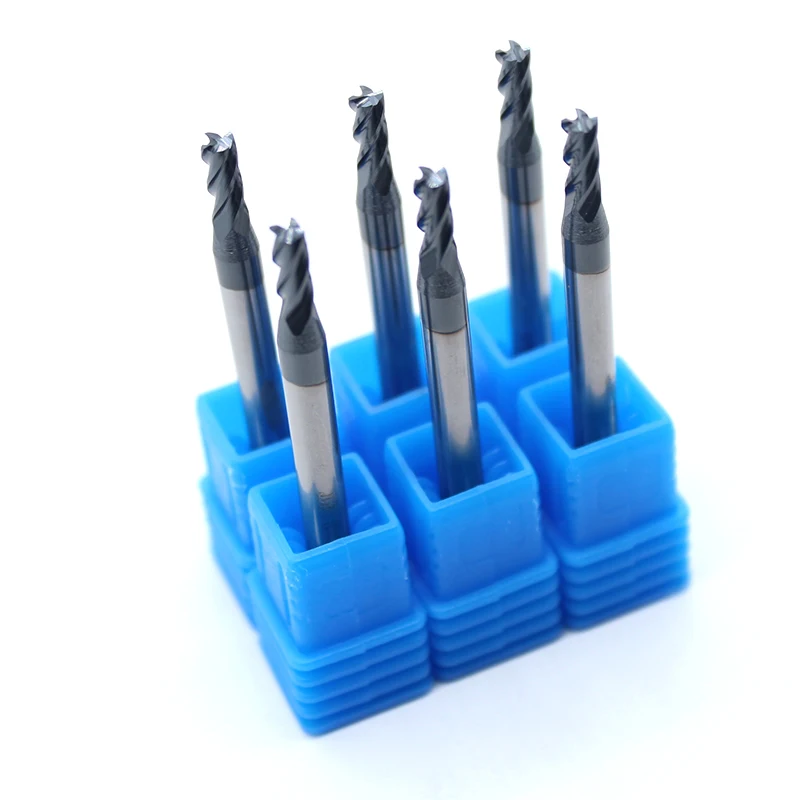 HSJR твердосплавная Концевая фреза HRC60 с 4 лезвиями 2 * D4 * 5*50*4T