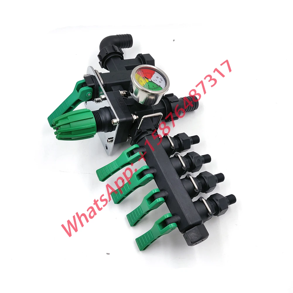 Hose Spliter Four Way Diverter Agricultural High Pressure Voltage Stabilizer Control Valve for Sprayer Connector Spliter