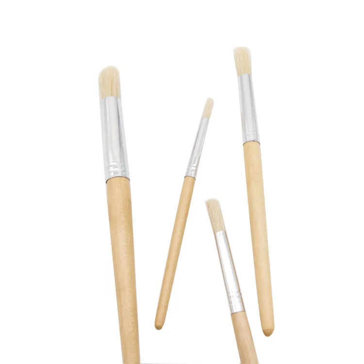Chinese Supplier Wholesale Light Durable Wooden Professional Paint Brushes