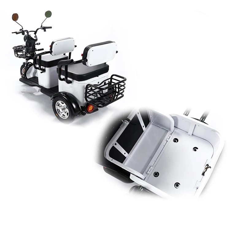 New Style 600W high power 48V 20AH 32AH 3 wheel paseador triciclo eletrica adulto Electric tricycle For adulto