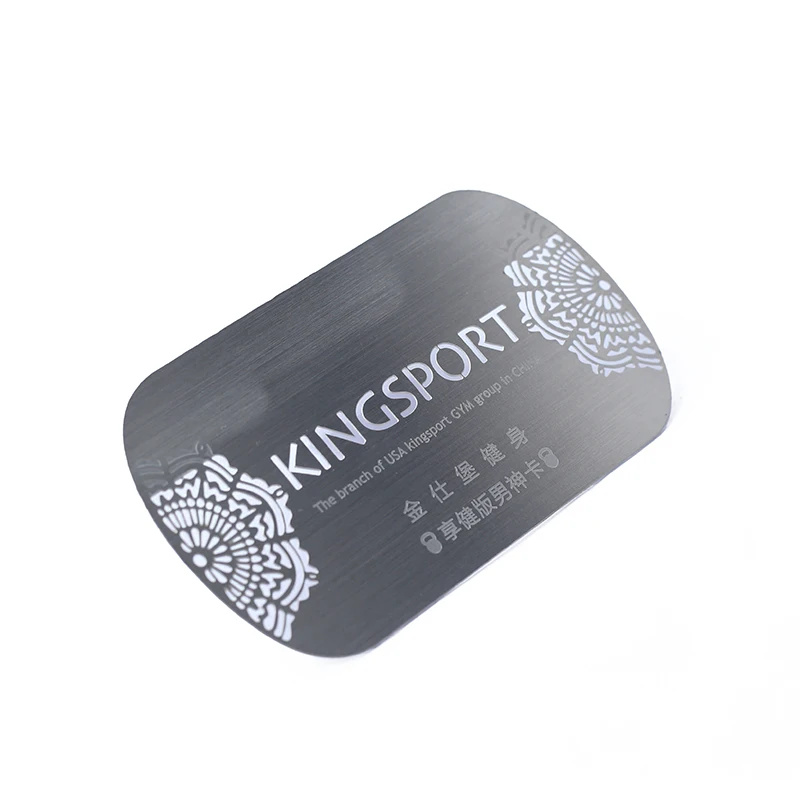 Plating Stainless Steel Business Card High Quality Metal Business Card Printed Metal Anodised Aluminium Cards