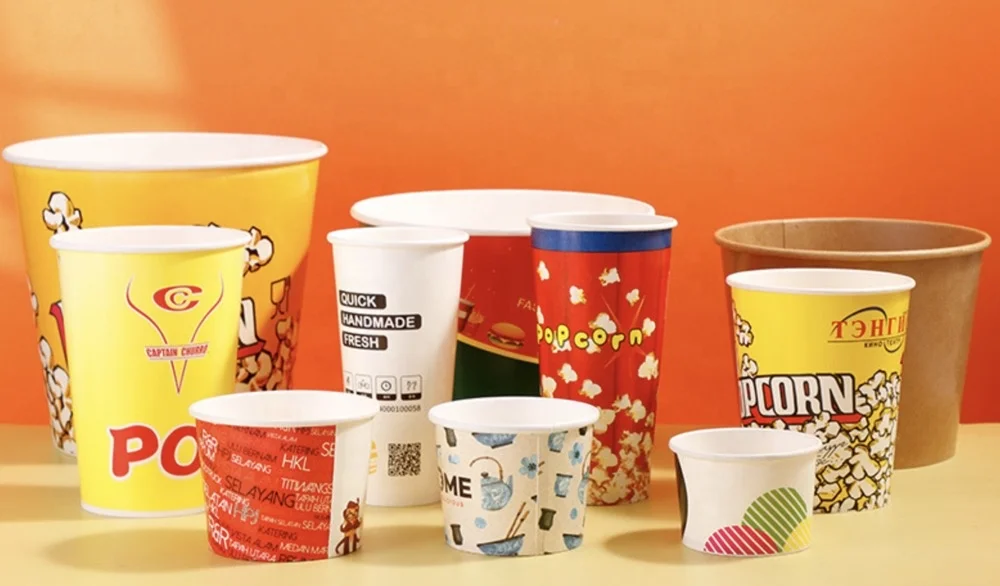 85oz 130oz 170oz  Popcorn Cup Fried Chicken Paper Bucket