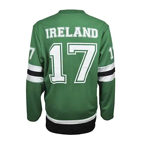 Sublimated 100% Polyester Mesh Fabric Team Breathable Ice Hockey Jersey