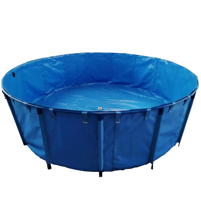 Big Capacity Fish Farm Galvanized Steel PVC Tarpaulin Liner Farming Fish Tank