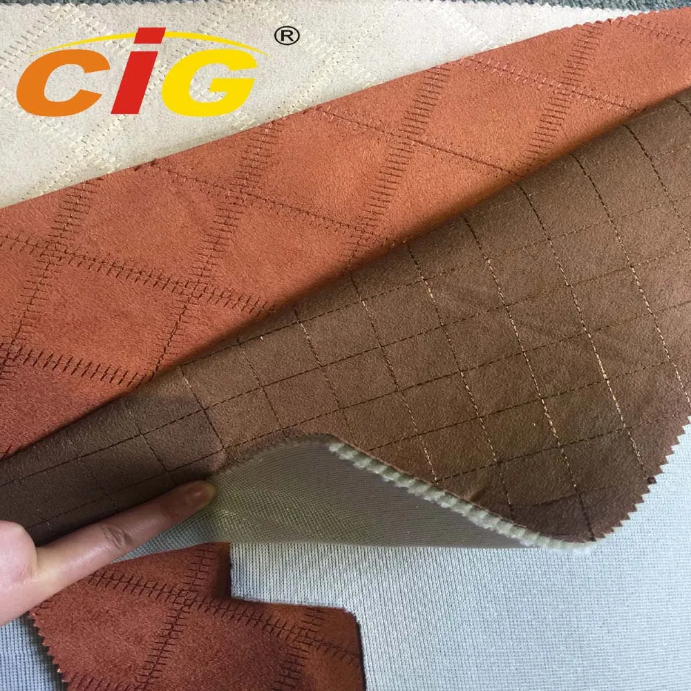 Best Price Stronger Durable perforated suede fabric