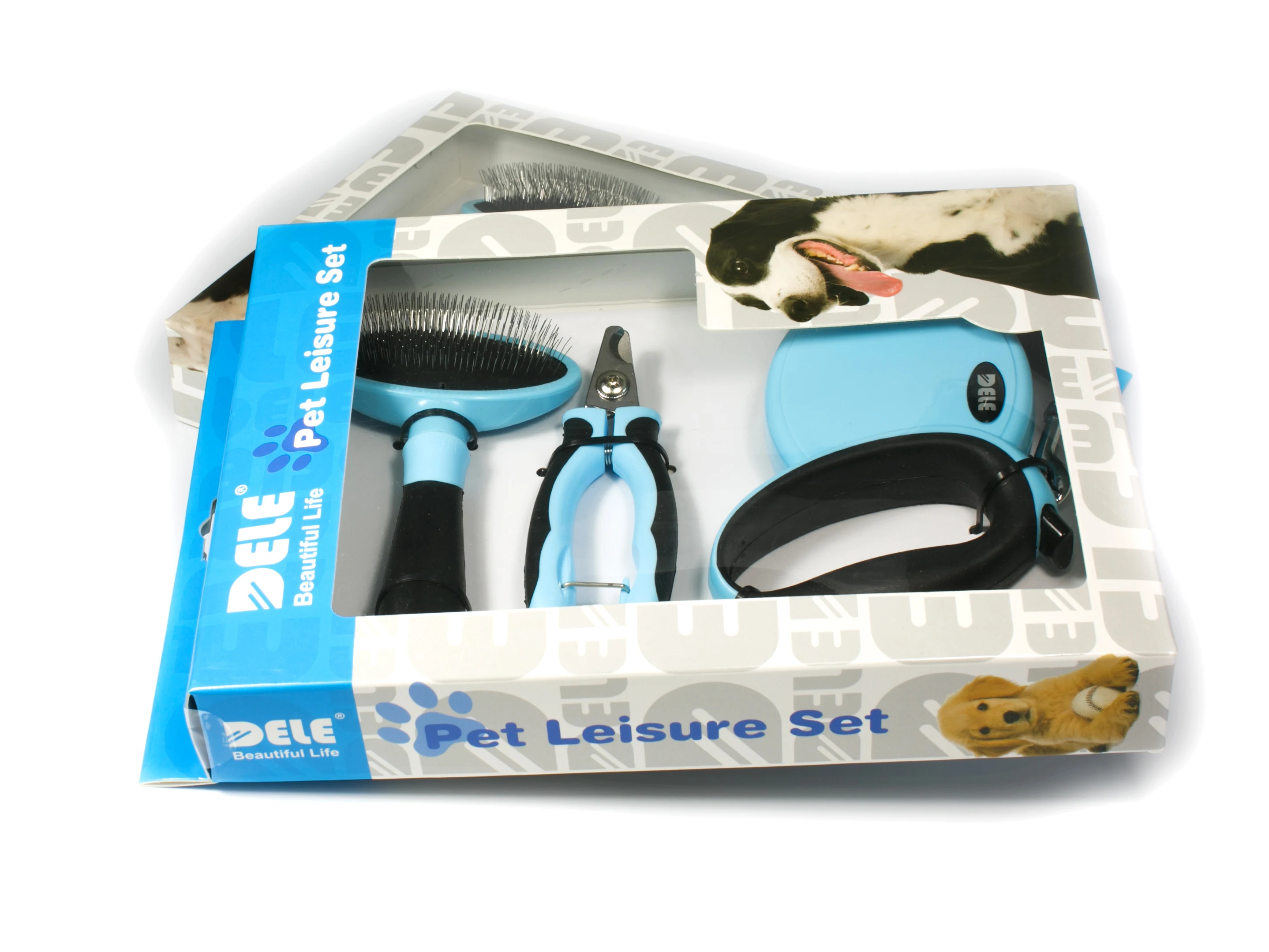 DELE 5 in 1 pet grooming kit tools for dogs and cats dog grooming kit