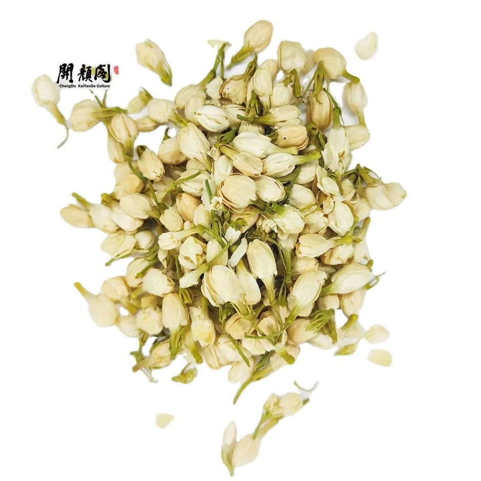 New Harvest Hot Sale Herbs Dried Flower Jasmine Blooming Tea Herbal Fragrance Flavor Beauty Flower Tea Dried White Jasmine Buds
