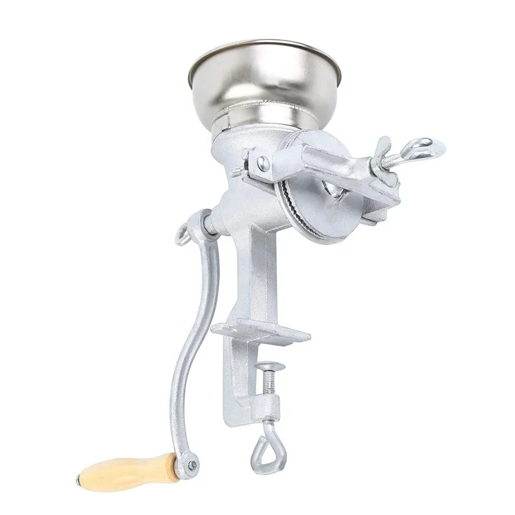 500# Hand Crank Manual Coffee Corn Grinder with Low Hopper