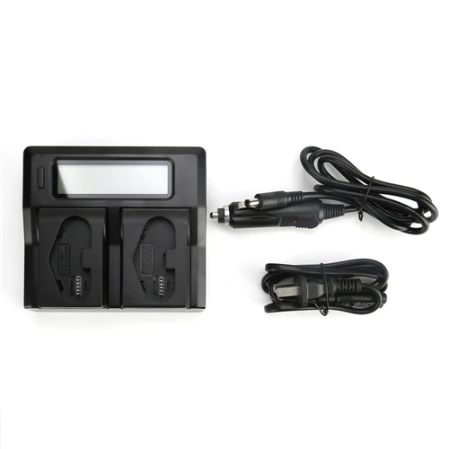 KingMa LP-E19 Dual Channel LCD Battery Charger for Canon EOS 1Dx Mark II,1Dx,1Ds Mark III,1D Mark IV