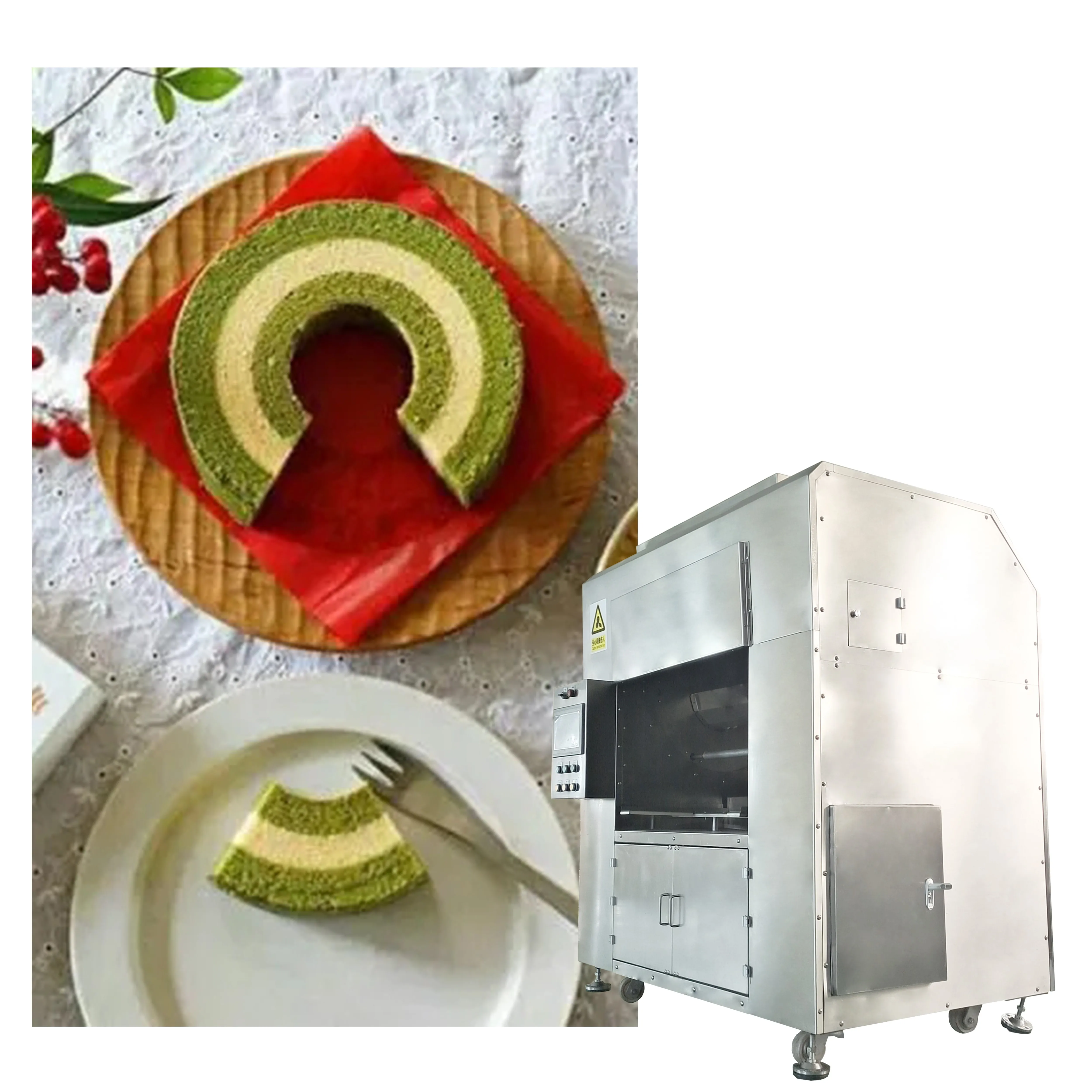 2024 новый дизайн кафе Baumkuchen многоуровневый торт традиционное рождественское кольцо машина для торта