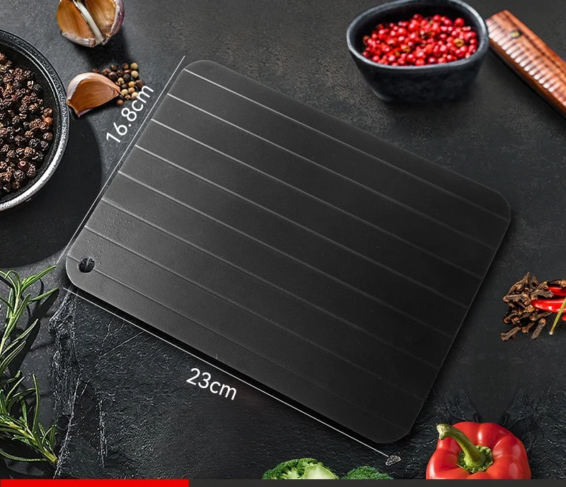 Hot sale household kitchen meat and seafood thawing aluminum alloy thawing cutting board