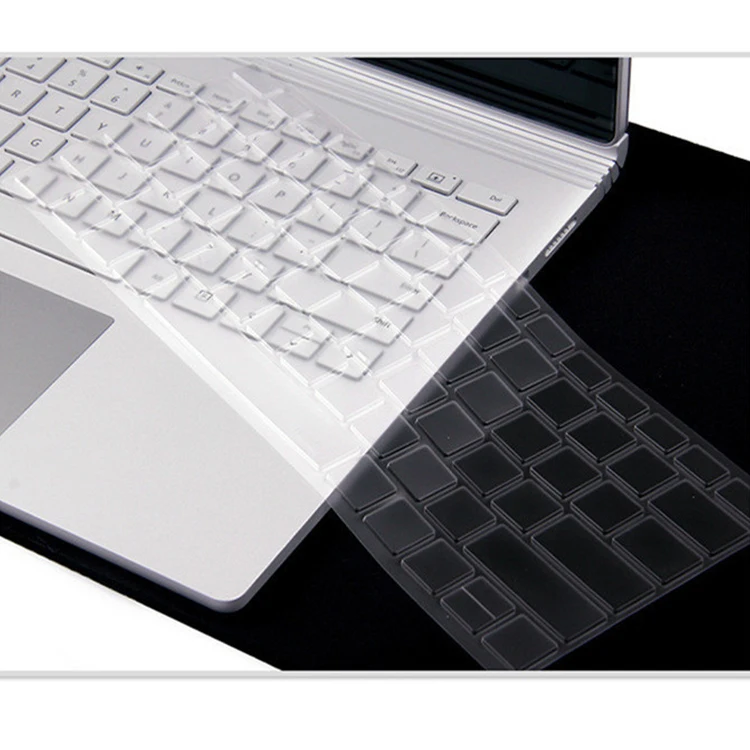 
Custom Language keyboard covers Clear Silicone Laptop Notebook Keyboard Protector Skin Protective Film 