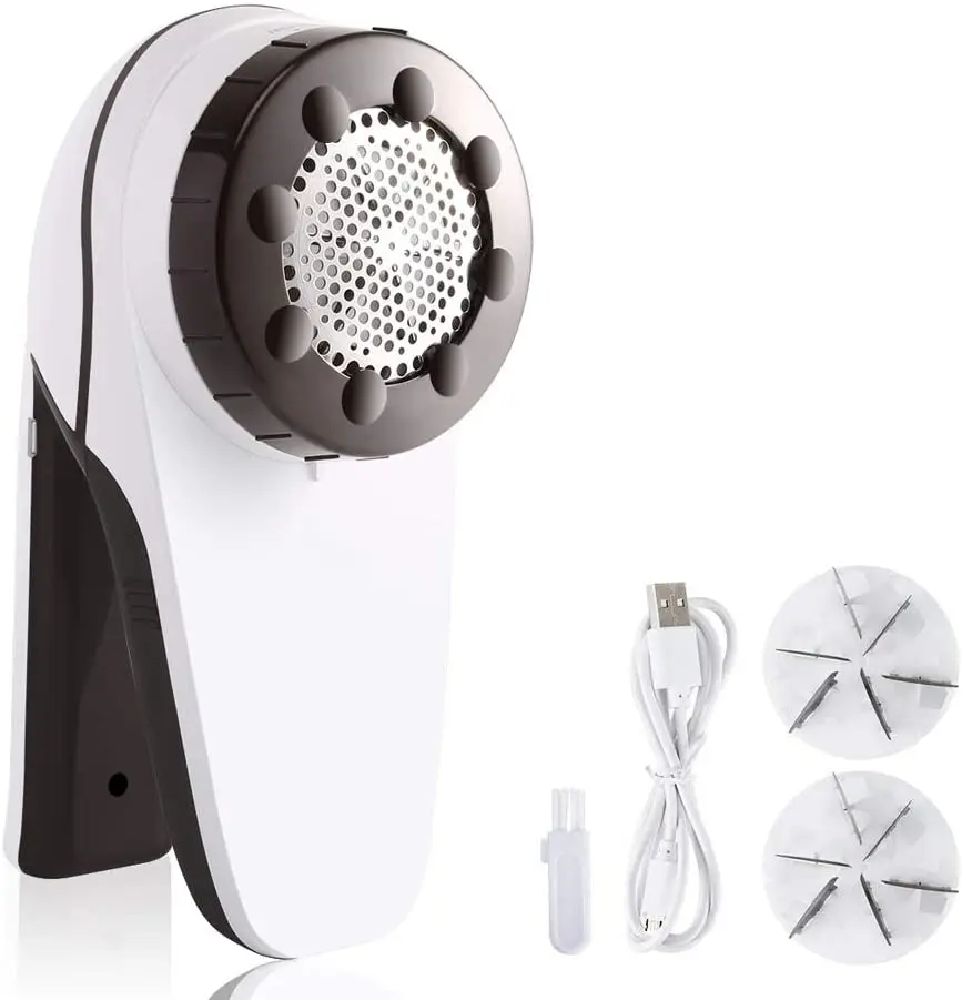 Electric Fabric Shaver with Adjustable Shave Height Rechargeable Lint Remover Effectively Remove Fluff Bobbles Fuzz