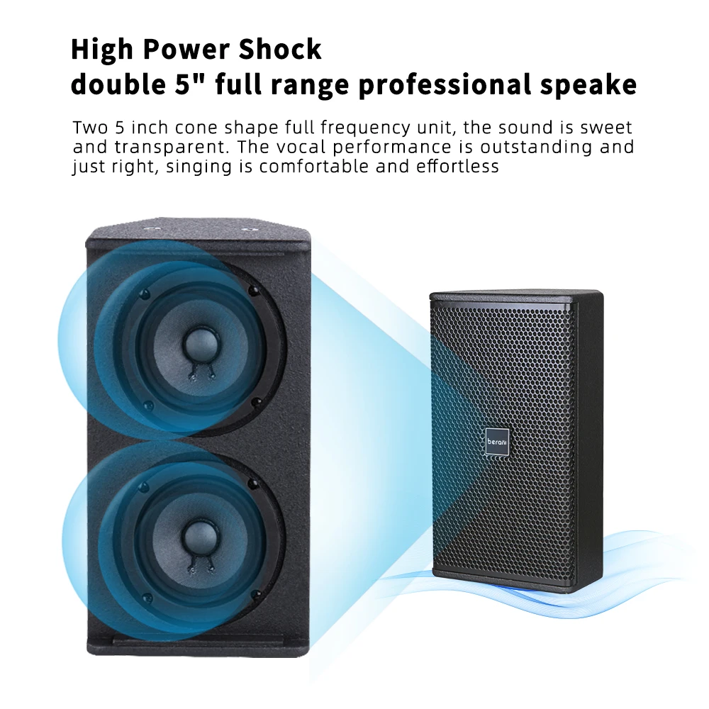 K5 Wholesale Products Professional Dual 5 Inch Indoor Speakers For Conference Rooms Home Karaoke And Classrooms