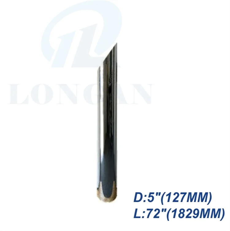 127MM L/1829MM  75M Mitered Top Exhaust Tip Bull Horn Top Exhaust Tip American Eagle Exhaust