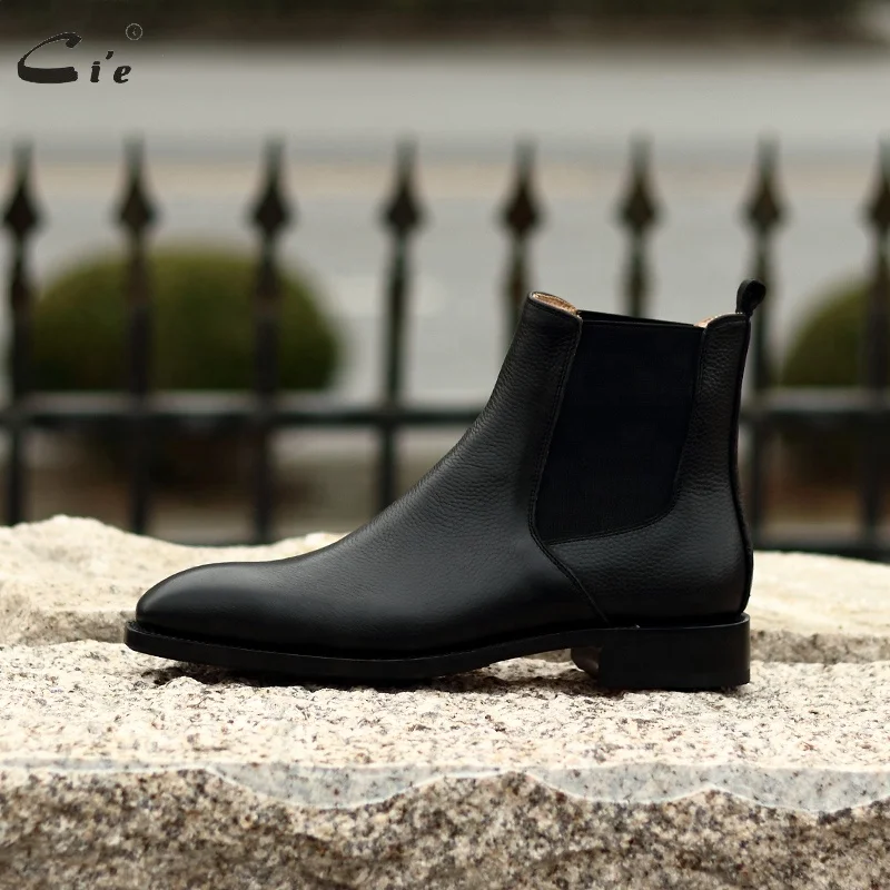 Cie A207 Customized Goodyear Welt Handmade Boots Pebble Grain Leather Boot for Men