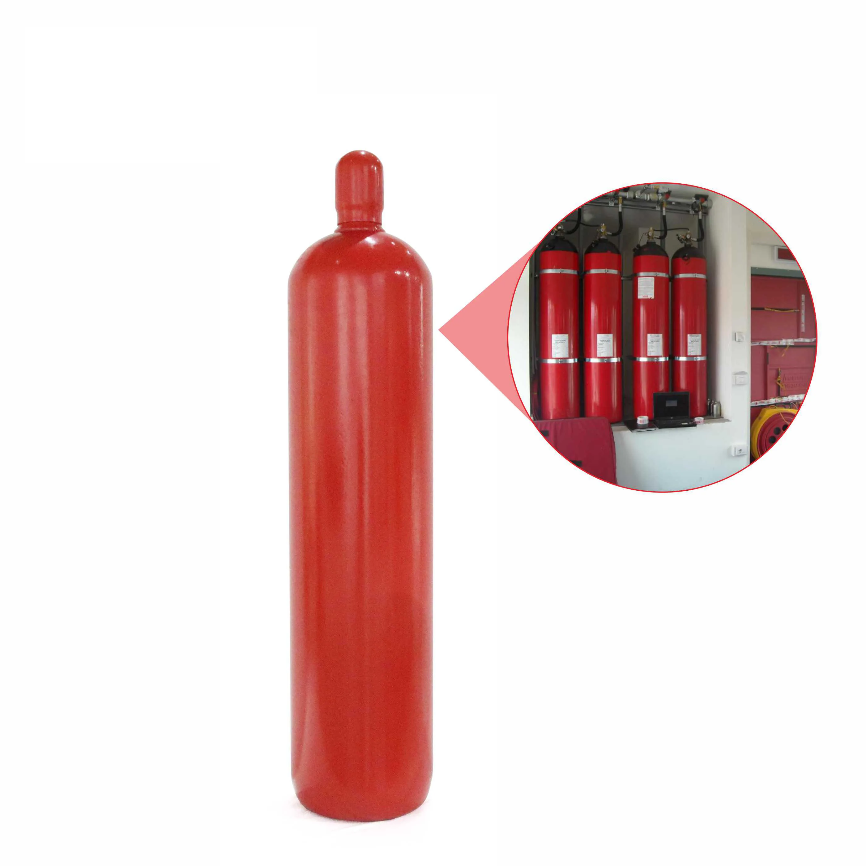 ISO0909-1 high quality steel fire fighting cylinders for extinguisher